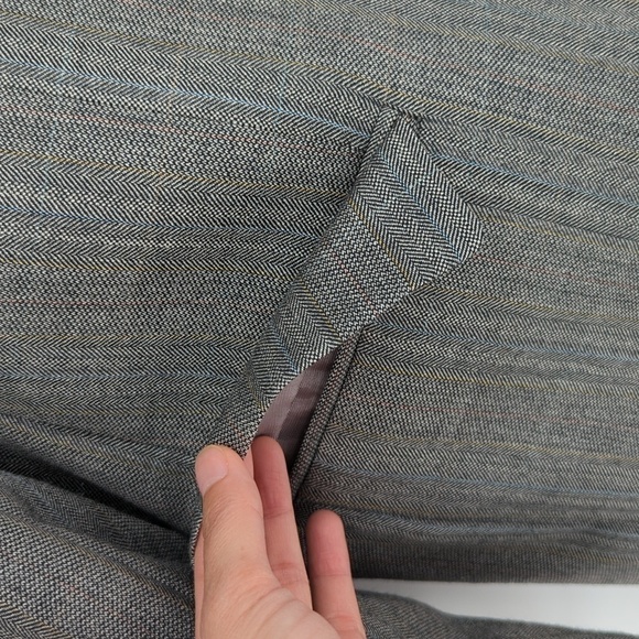 Ralph Lauren Wool Silk Blazer Gray 44R preppy Business casual academia work - Picture 5 of 9